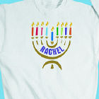 Custom Printed Menorah Youth Sweatshirt